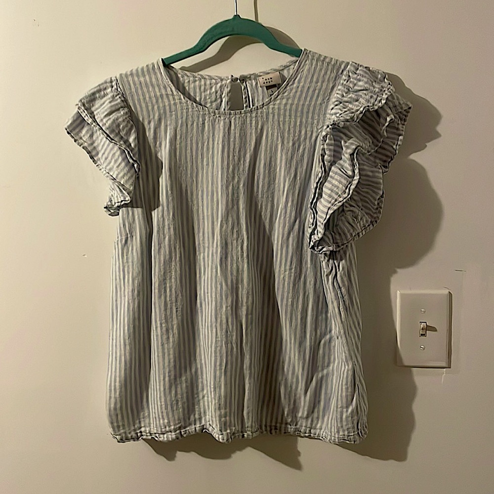 Large Seersucker Linen Tank - A New Day